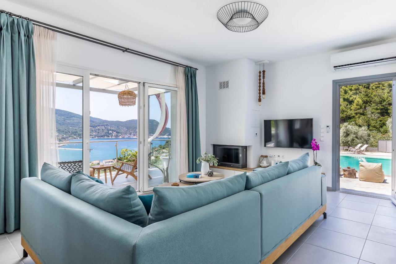 Ninemia Villa In Skopelos Eksteriør bilde