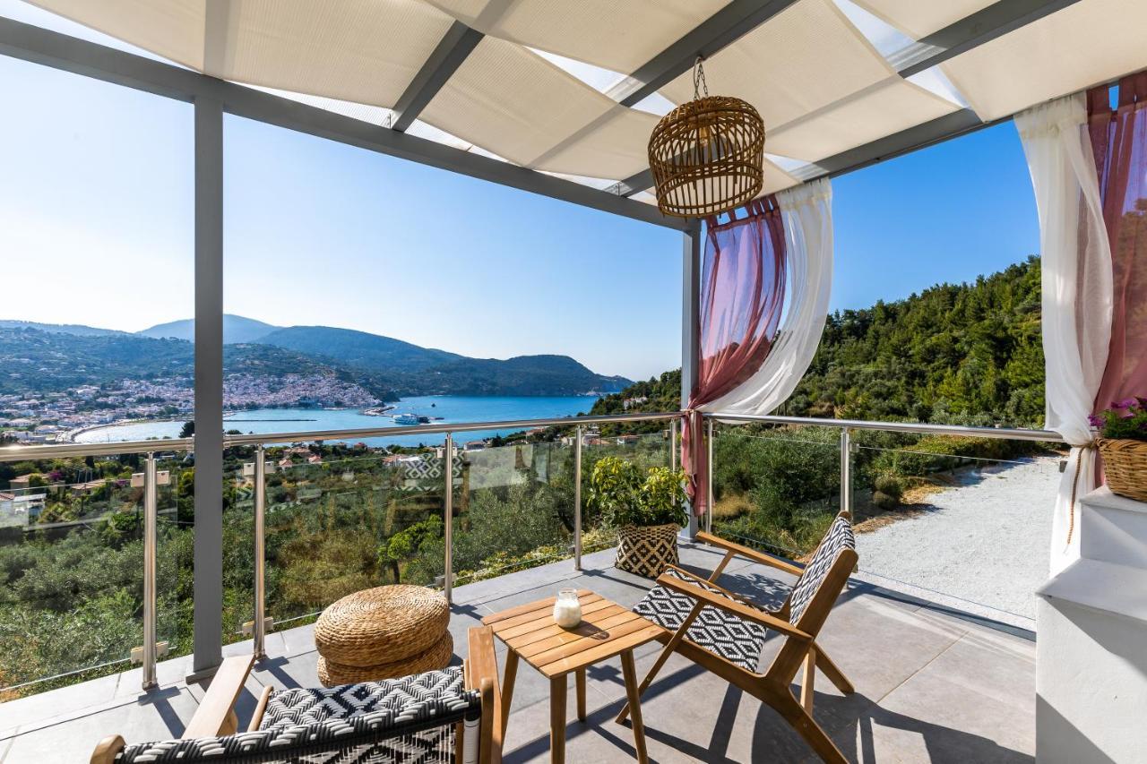 Ninemia Villa In Skopelos Eksteriør bilde