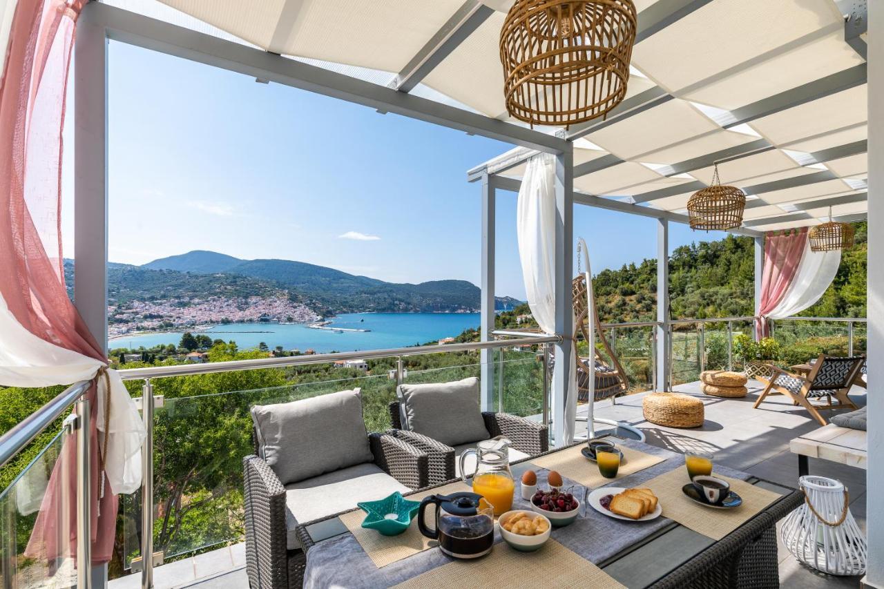 Ninemia Villa In Skopelos Eksteriør bilde